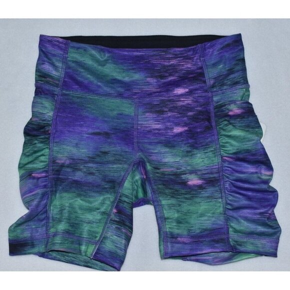 Lululemon Womens Rio Nights Multi Speed Track 6” Short Biker Shorts Size 4 - Picture 1 of 9